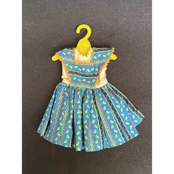 12” Vintage Shirley Temple Doll Tagged Western Dress RARE BLUE YOKE +Two Dresses - Picture 10 of 14